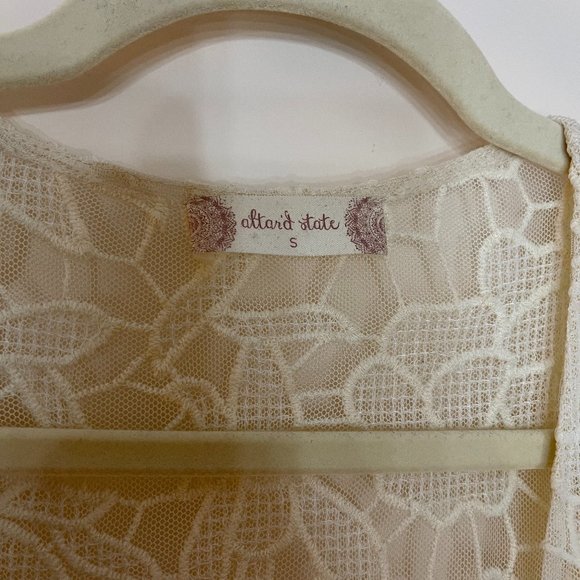 Altar'd State Cream Lace Shift Dress - Picture 3 of 4